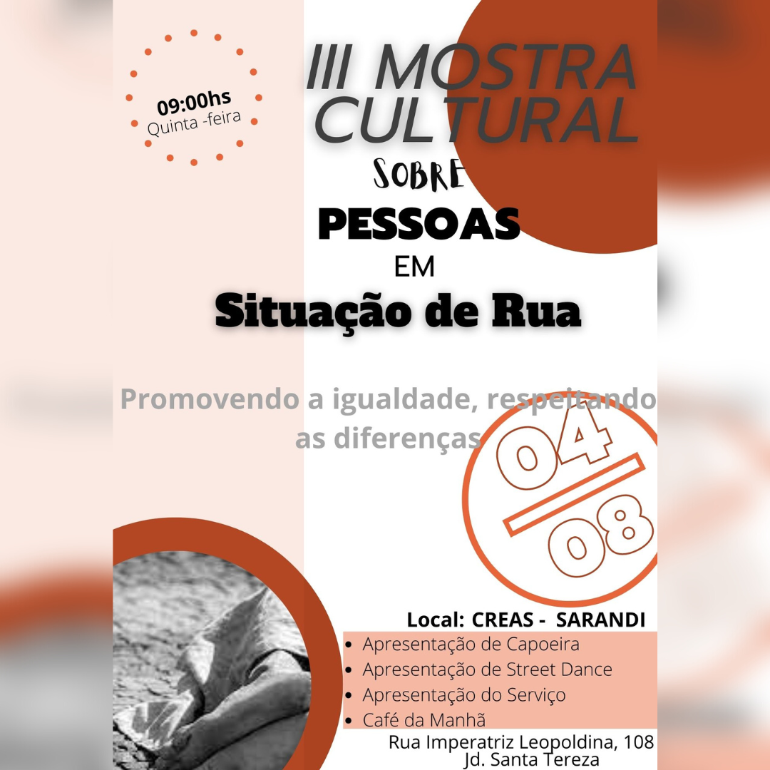 3ª Mostra Cultural sobre 